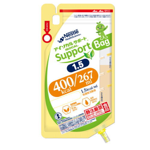 アイソカルサポート 1.5 Bag 400kcal   267ml x 18 ネスレ 【栄養】