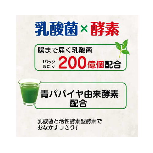 25種の純国産野菜乳酸菌×酵素 3.5g×60包×3箱セット 金の青汁 日本薬健 