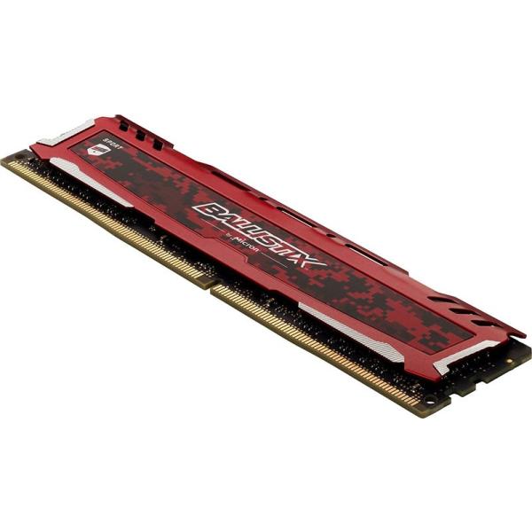 Crucial ゲーミングモデル DDR4 メモリ Ballistix Sport LT RED 8GB*2