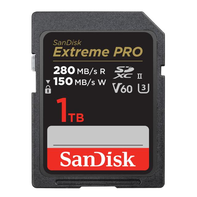 SDXCカード 1TB sandisk Extreme Pro SDカード UHS-II サンディスク U3 V60 6K 4K R:280MB/s W:150MB/s  SDSDXEP-1T00-GN4IN 並行輸入品 宅配便送料無料