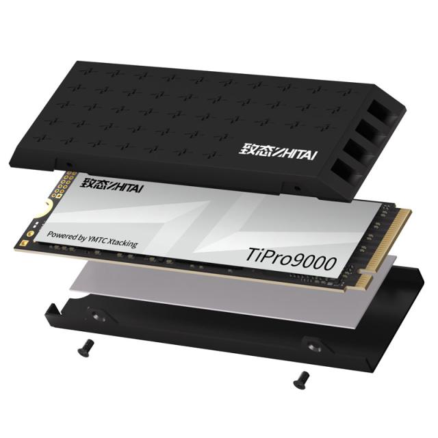 YMTC ZHITAI 2TB 内蔵SSD NVMe M.2 2280 R:14000MB/s W:12500MB/s PCIe 5.0 3D NAND TLC TiPro9000 ヒートシンク付属 PS5対応 5年保証宅配便送料無料 並行輸入品_10
