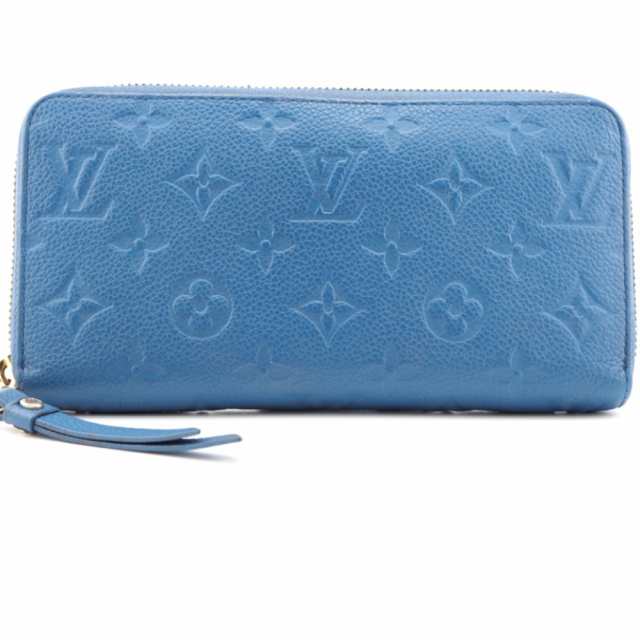 LOUIS VUITTON/ルイヴィトン ビトン M41857 ジッピーウォレット ラウンドファスナー モノグラムアンプラント 長財布 ブルー  ブランド｜au PAY マーケット