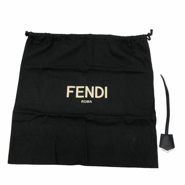 FENDI/フェンディ 8BL146 バイザウェイ ミディアム レザー ハンドバッグ ブラック レディース ブランド