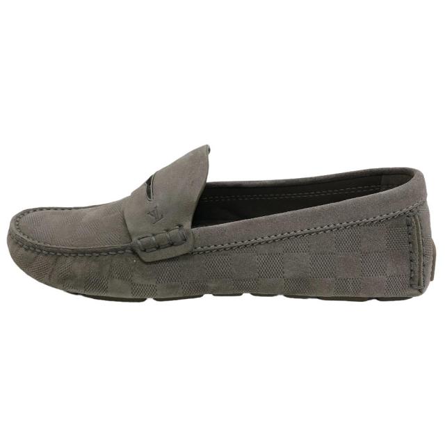 LOUIS VUITTON/ルイヴィトン ビトン 14年 ドライビングシューズ スエード その他靴 グレー メンズ ブランド