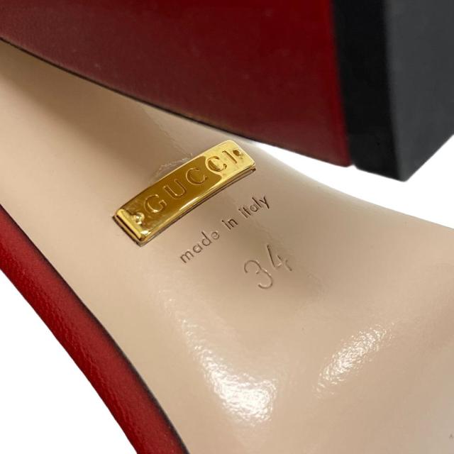 GUCCI/グッチ シェリーライン サンダル ストラップ フラワー レザー 