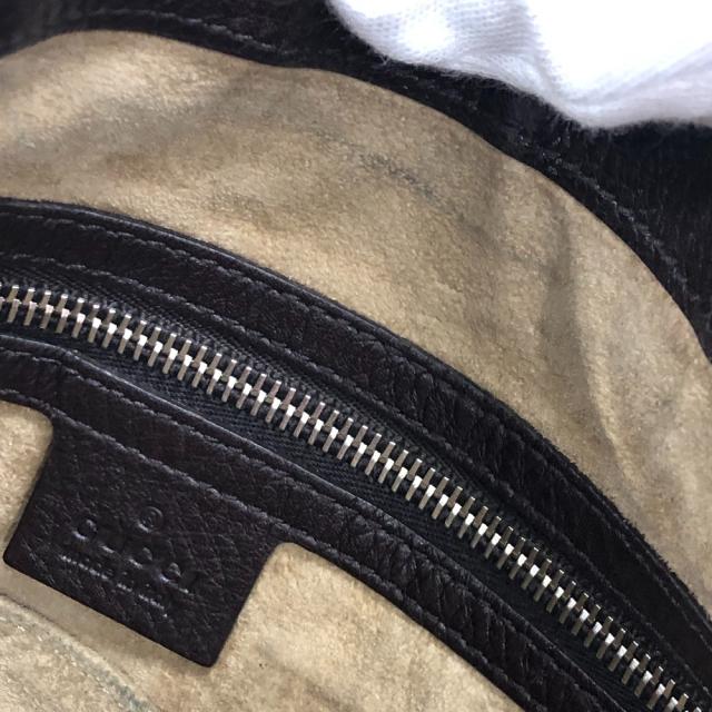 GUCCI/グッチ 233329 レザー ショルダーバッグ ブラウン メンズ