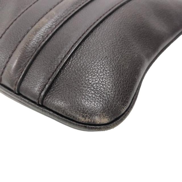 GUCCI/グッチ 233329 レザー ショルダーバッグ ブラウン メンズ
