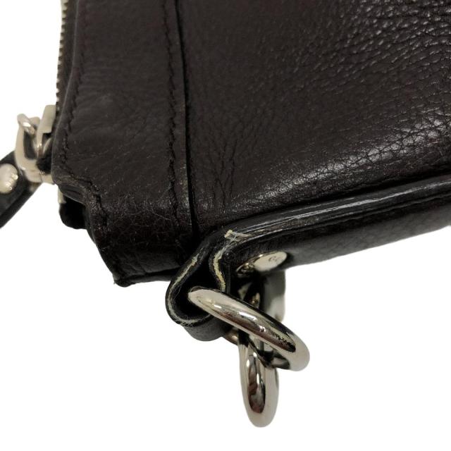 GUCCI/グッチ 233329 レザー ショルダーバッグ ブラウン メンズ