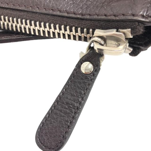 GUCCI/グッチ 233329 レザー ショルダーバッグ ブラウン メンズ