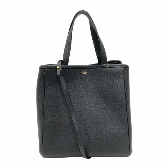 CELINE/セリーヌ スモール フォールドカバ 2WAY レザー ハンドバッグ 