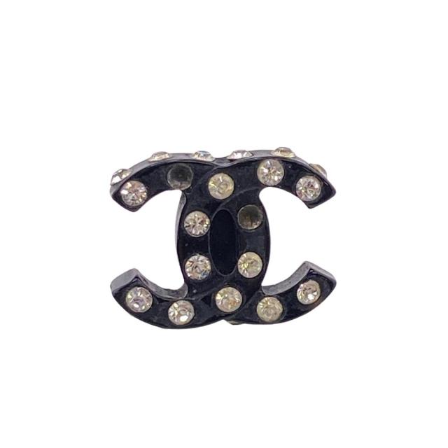 CHANEL/シャネル 04A ココマーク 樹脂系 ピアス ブラック