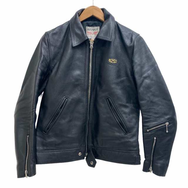 LEWIS LEATHER/ルイスレザー  AVIAKIT コルセア 38 レザー ライダースジャケット ブラック メンズ ブランドの通販は 93,500円