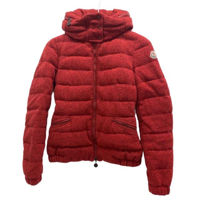 MONCLER/モンクレール SANGLIER 14年 00 ウール ダウンジャケット レッド レディース ブランドの通販は