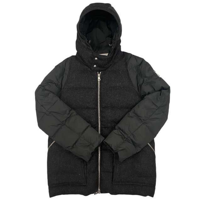 MONCLER/モンクレール 223914231480 GIACCONE モンクレールガムブルー 2 12年 ウール ダウンジャケット ブラック メンズ ブランド