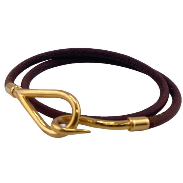エルメス HERMESブレスレット アタメ ブラウン HERMES エルメス アタメ チョーカー 2重 ブレスレット