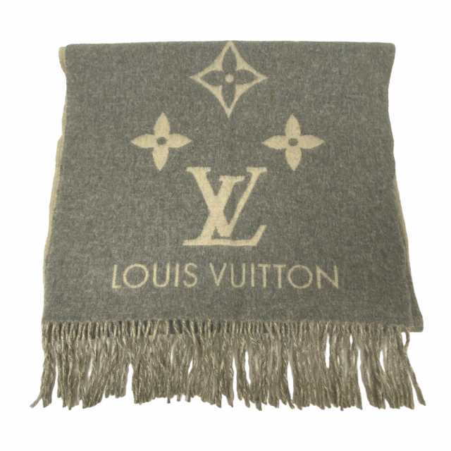 LOUIS VUITTON/ルイヴィトン ビトン エシャルプ レイキャビック スカーフ カシミヤ マフラー グレー レディース ブランド