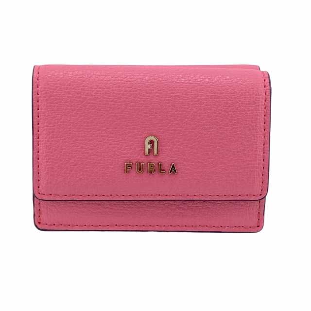 Furla/フルラ  WP00196 AX0732 1081S マグノリア レザー 三つ折り財布 ピンク レディース ブランドの通販は