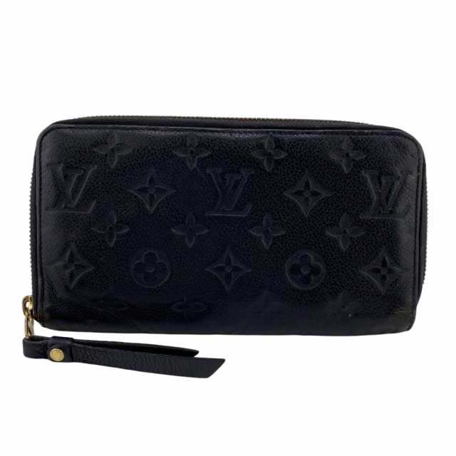 LOUIS VUITTON/ルイヴィトン ビトン M93435 ポルトフォイユ・スクレットロン ラウンドファスナー モノグラムアンプラント レザー 長財布