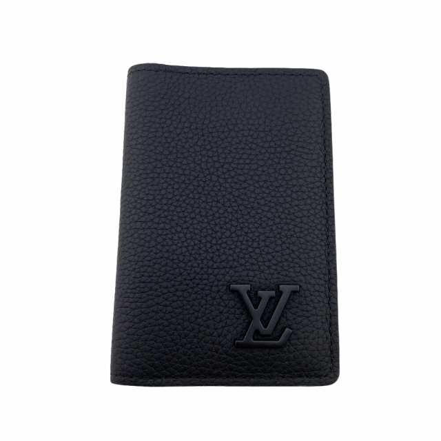 LOUIS VUITTON/ルイヴィトン ビトン M83312 オーガナイザー・ドゥ ポッシュ レザー カードケース ブラック メンズ ブランド