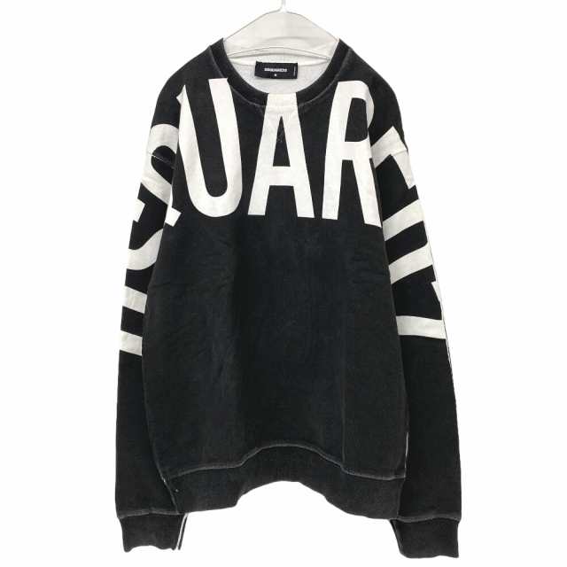 DSQUARED2/ディースクエアード S74GU0519 21AW M コットン スウェット ブラック ユニセックス ブランド