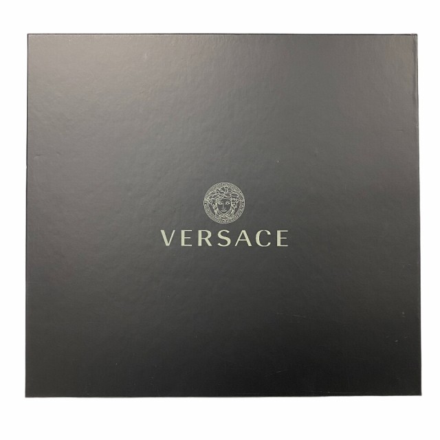 VERSUS VERSACE/ヴァルサスヴェルサーチ メドゥーサ 37 厚底 ストラップ レザー サンダル ブラック レディース ブランド