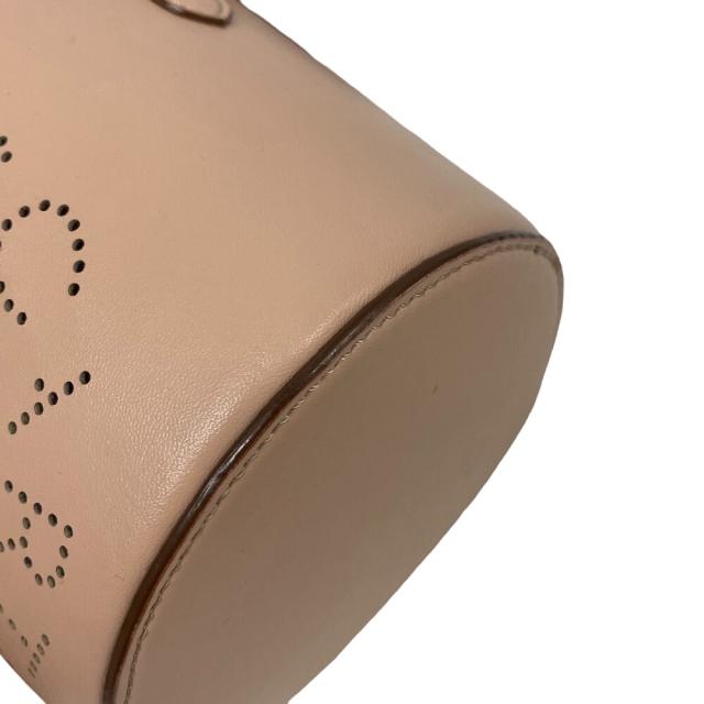 【美品】ステラマッカートニー バケット レザー ショルダーバッグ ピンク Stella McCartney/ステラマッカートニー バケット レザー