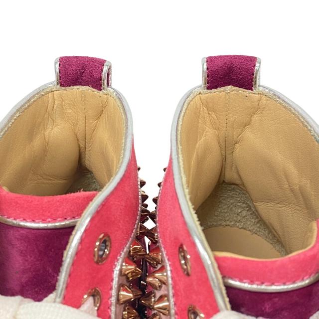 Christian Louboutin　フレディ スタッズ シューズ ピンク 6c2dcbf95f8b24963df4c41e1f644b