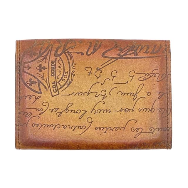 Berluti ベルルッティ ホールマーク 名刺入れ カリグラフィ レザー