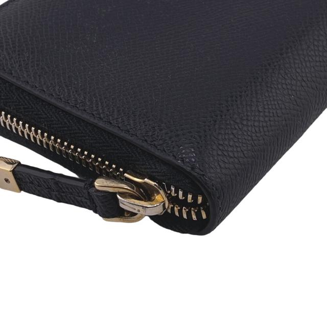 【美品】Dior 長財布　モンテーニュ ブラック　人気　ラウンドファスナー 美品】Dior 長財布 モンテーニュ ブラック 人気 ラウンド