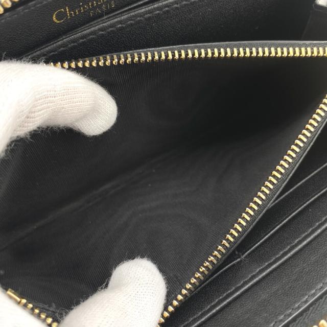 【美品】Dior 長財布　モンテーニュ ブラック　人気　ラウンドファスナー 楽天市場】【すぐ使える5％OFFクーポン】Christian Dior