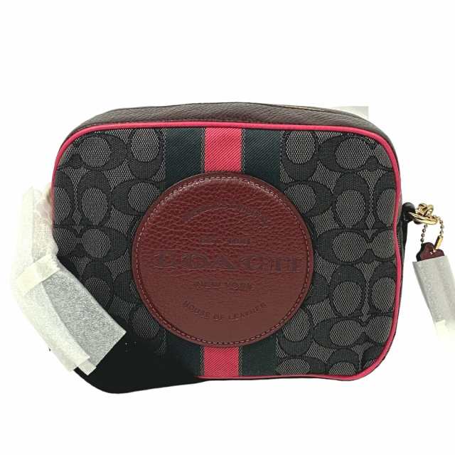 COACH/コーチ 1912 DEMPSEY CAMERA BAG キャンバス ショルダーバッグ ブラック レディース ブランドの通販は