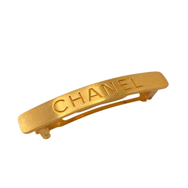 CHANEL/シャネル ロゴ バレッタ 96A GP ヘアアクセサリー