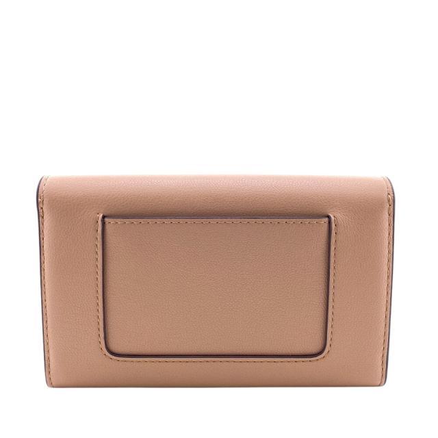 MULBERRY　ターンロック　折り財布　マルチカード　ダーリー　ピンクベージュ MULBERRY ターンロック 折り財布 マルチカード ダーリー ピンク