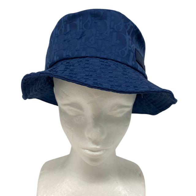 Dior トロッター　リバーシブル　ハット　帽子　ネイビー Dior トロッター リバーシブル ハット 帽子 ネイビー Christian Dior