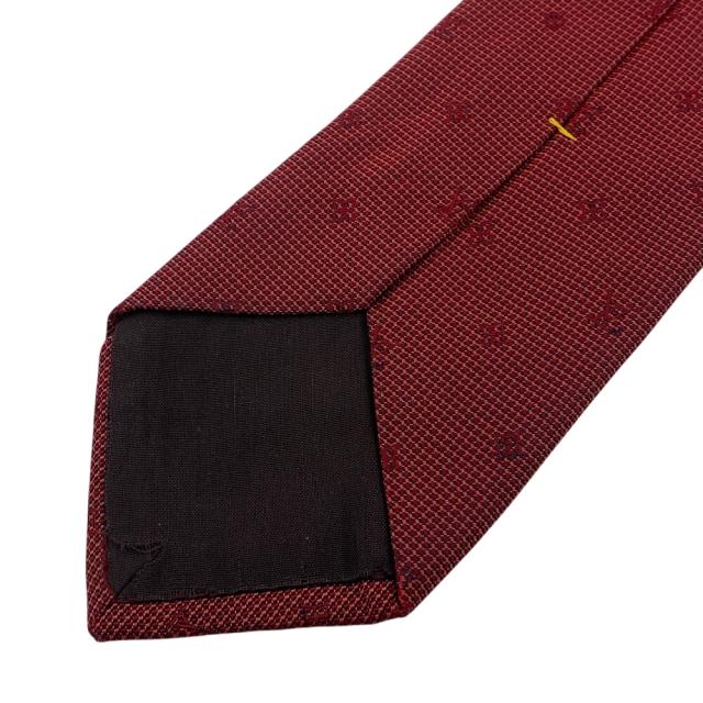 LOUIS VUITTON ルイヴィトン ビトン シルク ネクタイ ボルドー