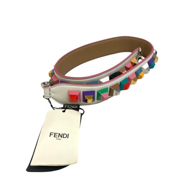 FENDI マルチカラースタッズショルダーストラップ FENDIマルチカラースタッズストラップ