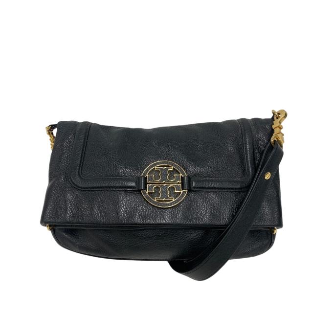 Tory Burch トリーバーチ レザー ショルダーバッグ ブラック