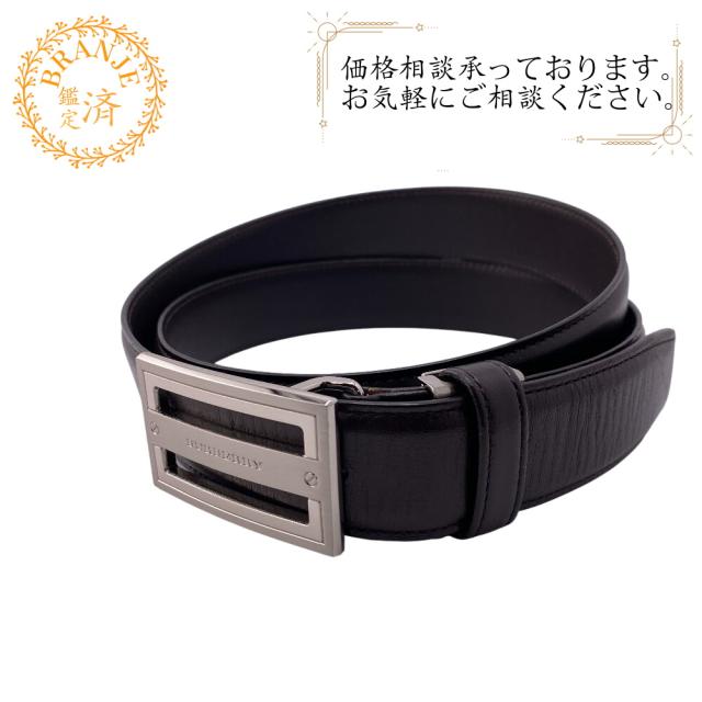 美品 BURBERRYS バーバリー レザーベルト 騎士 ナイト 希少品 美品 BURBERRYS バーバリー レザーベルト 騎士 ナイト 希少品