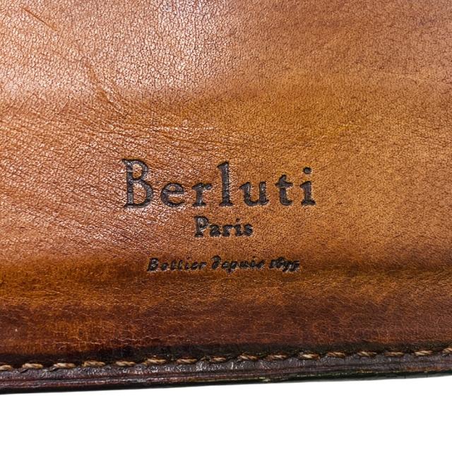 ベルルッティ ベルルッティ 手帳カバー カリグラフィ ブラウン Berluti 