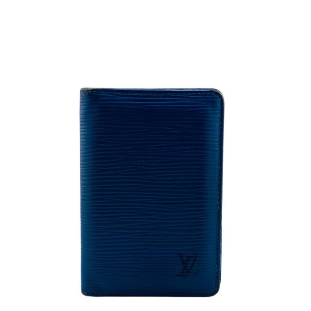 LOUIS VUITTON エピレザー 名刺入れ 青 ルイヴィトン LOUIS VUITTON カードケース 名刺入れ オーガナイザー