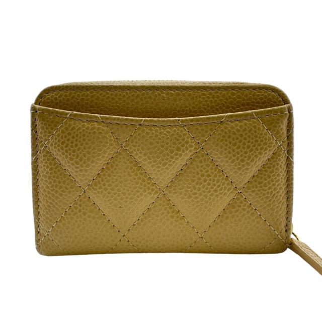 CHANELシャネル ケース小銭入れマトラッセ ココマーク ベージュ CHANEL 【直営買付】シャネル 22SS 19 ジップ カード コイン