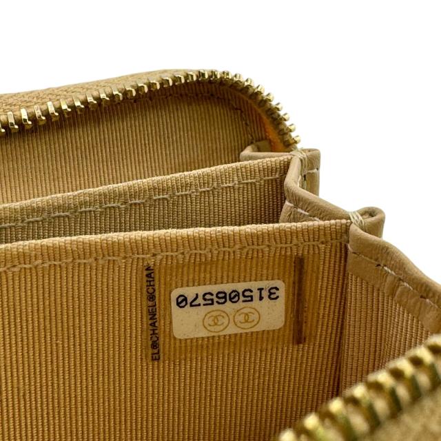 CHANEL シャネル ラウンドファスナー マトラッセ ココマーク