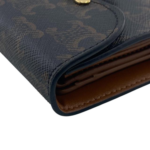 CELINE セリーヌ スモール トリオンフ レザー 三つ折り財布