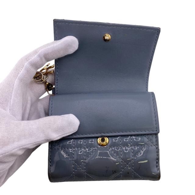 クリスチャンディオール Christian Dior 三つ折り財布 カナージュ