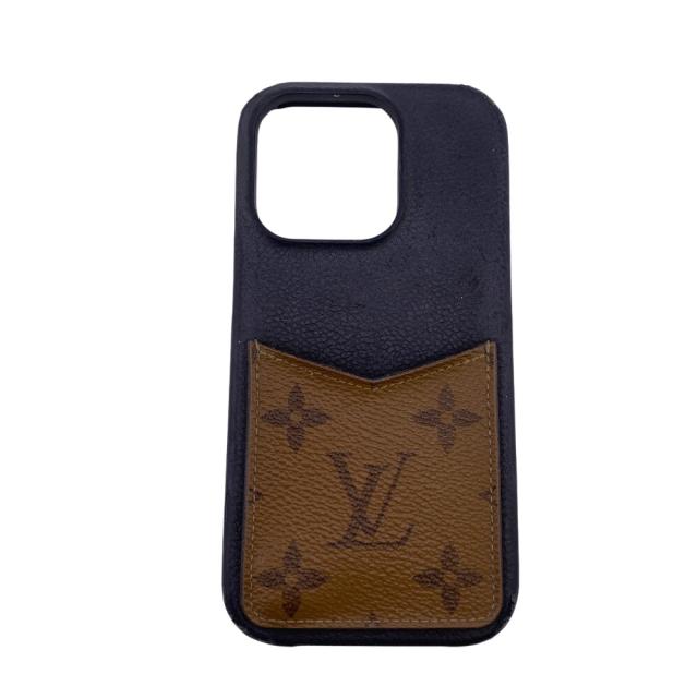 ルイヴィトン バンパー ケース スマホ iPhone15Pro 黒 M82889 LOUIS VUITTON ルイヴィトン ビトン M82889 iPhoneバンパー15PRO
