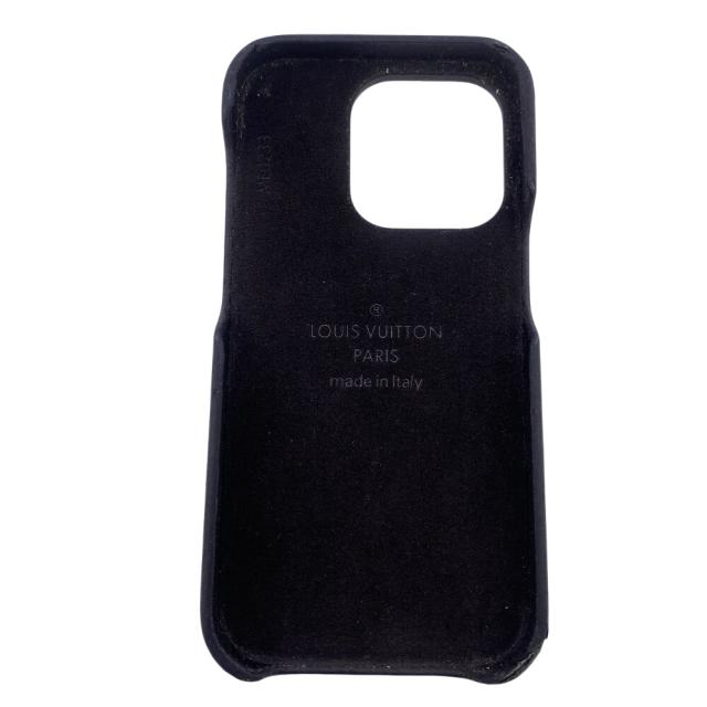 ルイヴィトン バンパー ケース スマホ iPhone15Pro 黒 M82889 LOUIS VUITTON ルイヴィトン ビトン M82889 iPhoneバンパー15PRO