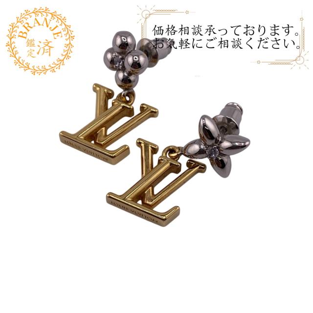 ルイヴィトン M01287 パンダント LVアイコニックフラワー ピアス