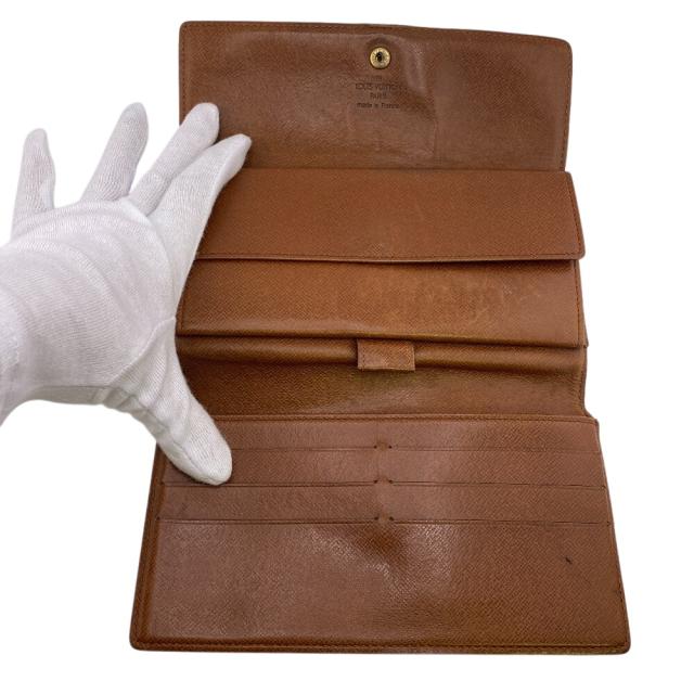 ルイヴィトン モノグラム トレゾール 長財布 ブラウン PVC M61215 ルイ