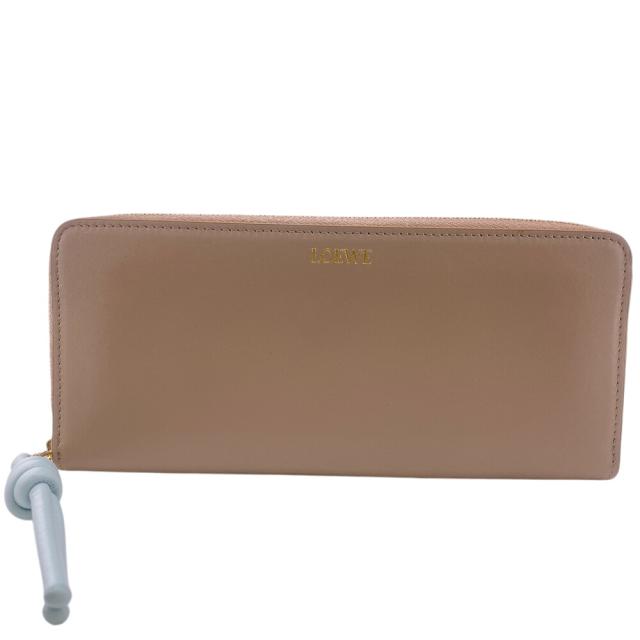 LOEWE ロエベ シャイニーナカパーフ ジップアラウンド ノット