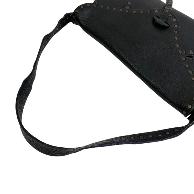 CELINE セリーヌ ワンショルダーバッグ ワンショルダーバッグ スタッズ レザー ショルダーバッグ ブラック レディース ブランド ショルダーバッグ
